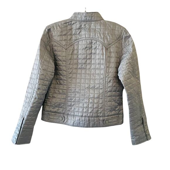 Gap Blush Quilted Full Zip Jacket Size Small - Picture 2 of 6